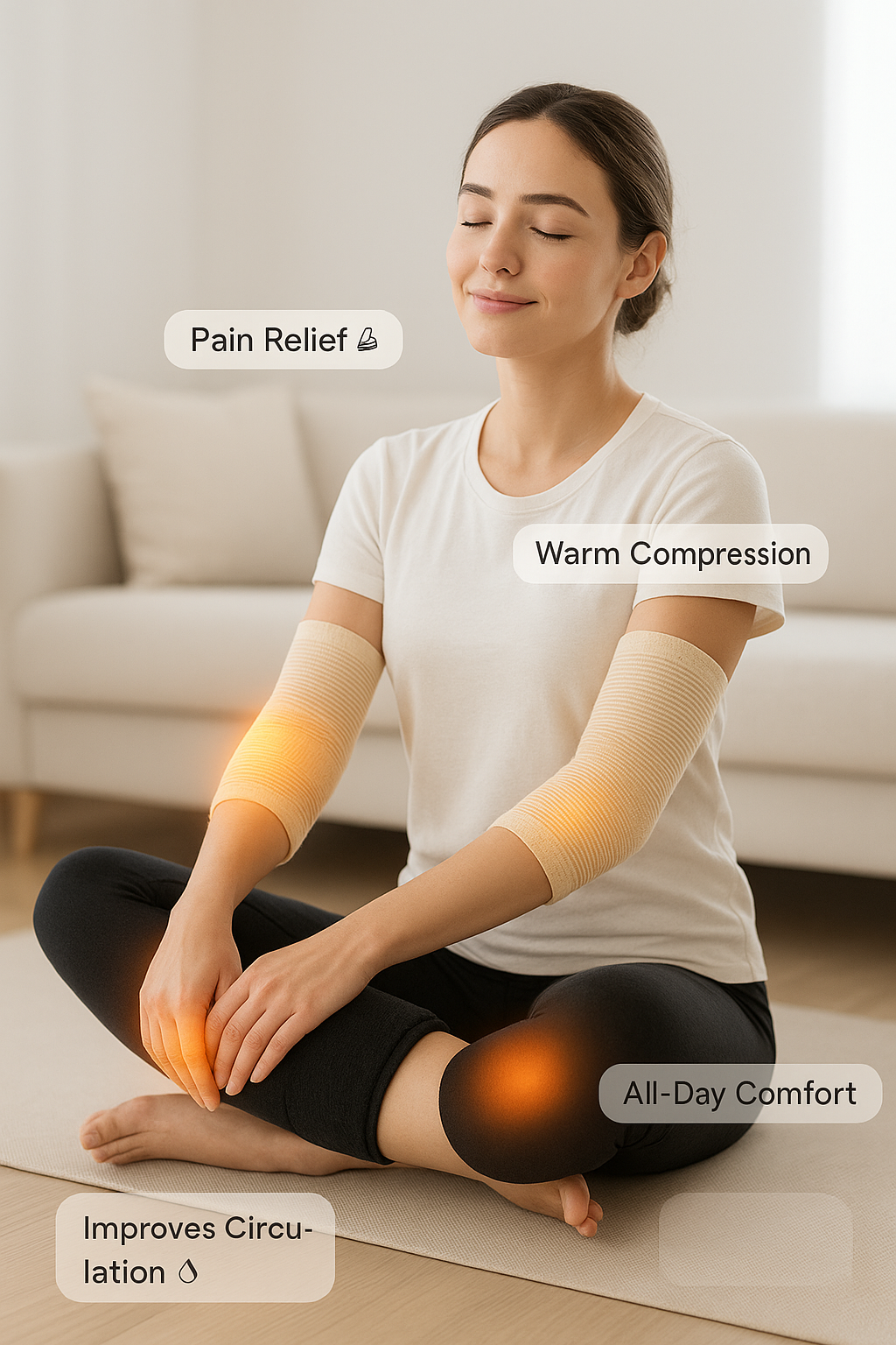 Full Winter Set 2x Kneee Warmers + 2x Elbow Warmers Freee