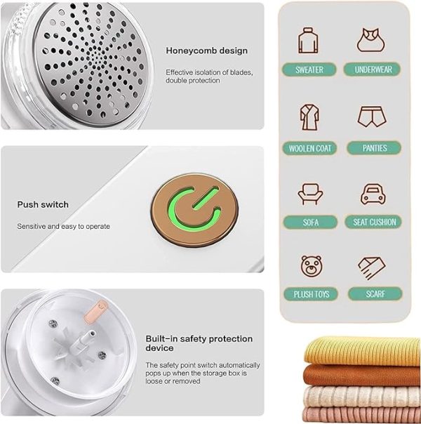 Electric Lint Remover For Clothing Sweater Anti Pilling Razo