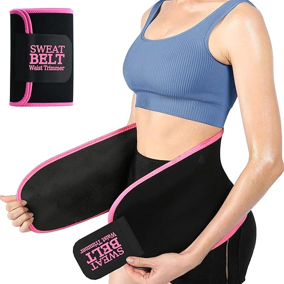 ( Imported Stuffed ) Full Size  Instant Sweat Pro Waist Belt For Men & Women. Universal Adjustabl Size
