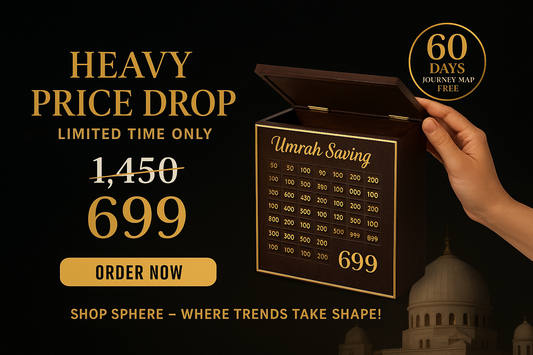 8mm High Quality Acralic Umrah Saving Box -