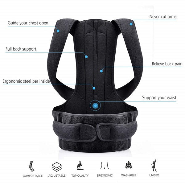 Smart Posture Belt – Hunchback Khatam, Confidence Double!